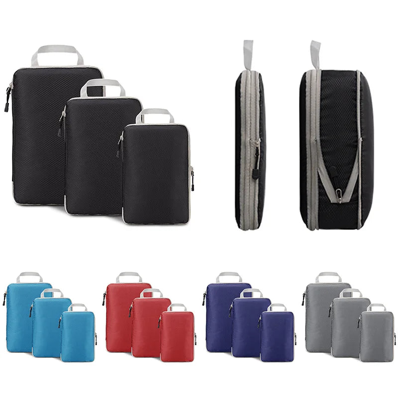 3PC Compression Packing Cubes Set