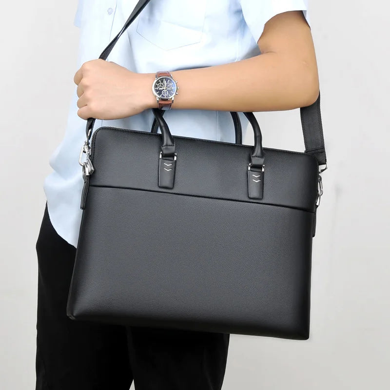 Premium Men's Leather Briefcase