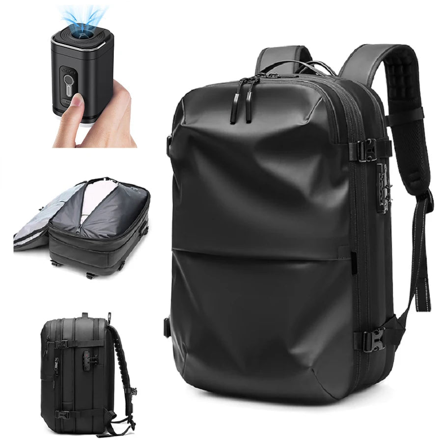 Vacuum Compression Travel Backpack v1 | Expandable