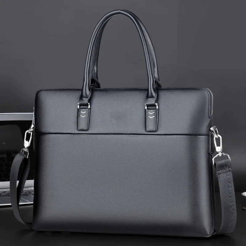 Premium Men's Leather Briefcase