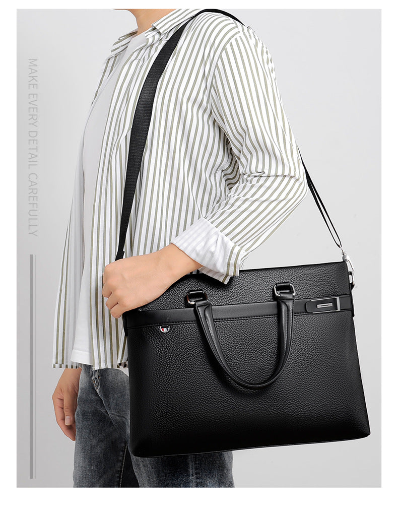 Casual Leather Briefcase