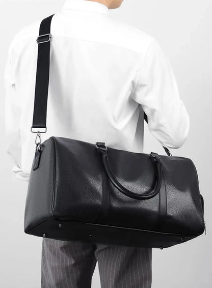 Leather Business Duffle Bag