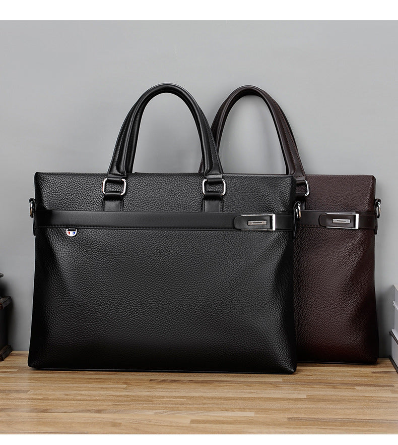 Casual Leather Briefcase