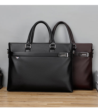 Casual Leather Briefcase