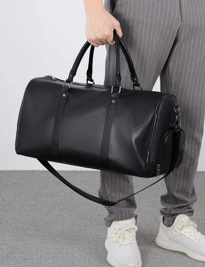 Leather Business Duffle Bag