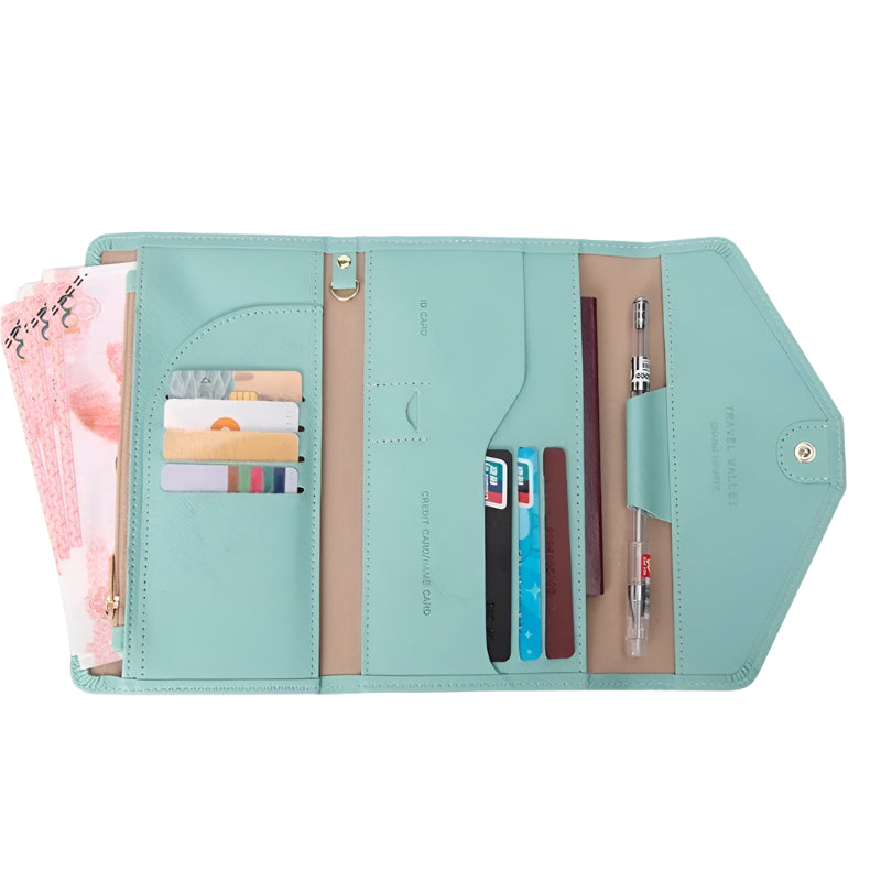 Women's Travel Passport & Credit Card Holder