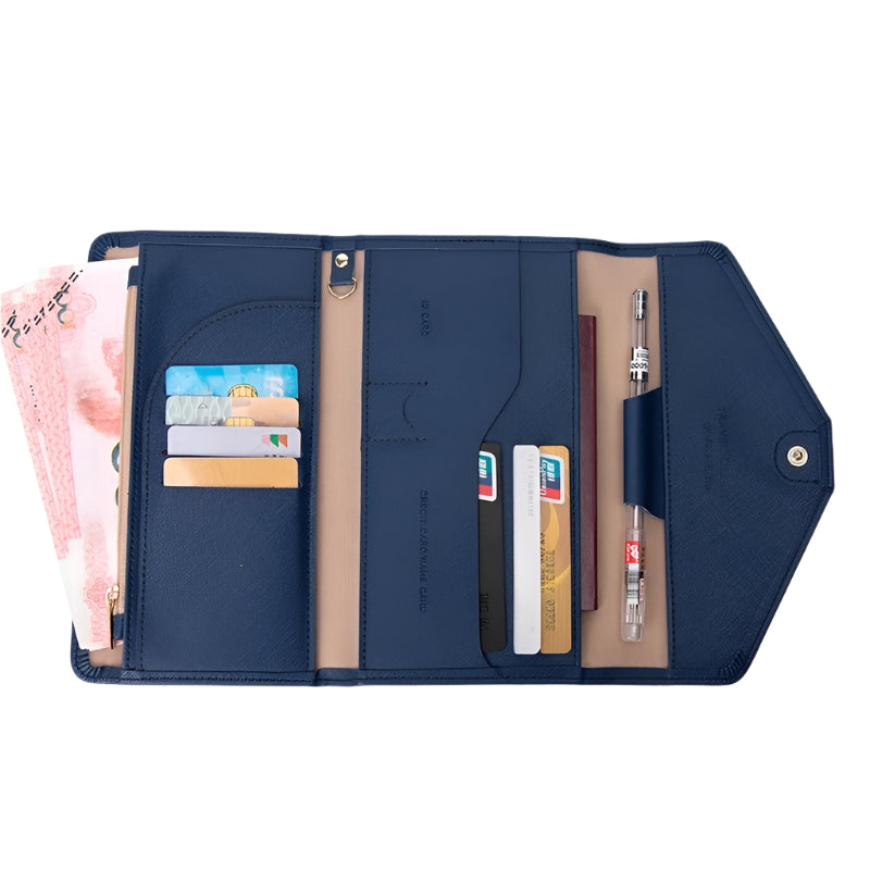 Women's Travel Passport & Credit Card Holder