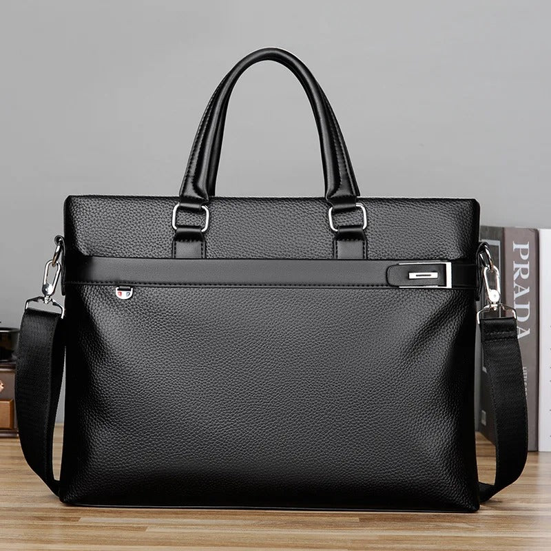 Casual Leather Briefcase