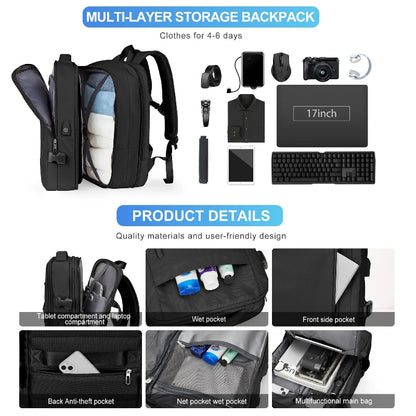 TravelPro Backpack | Expandable