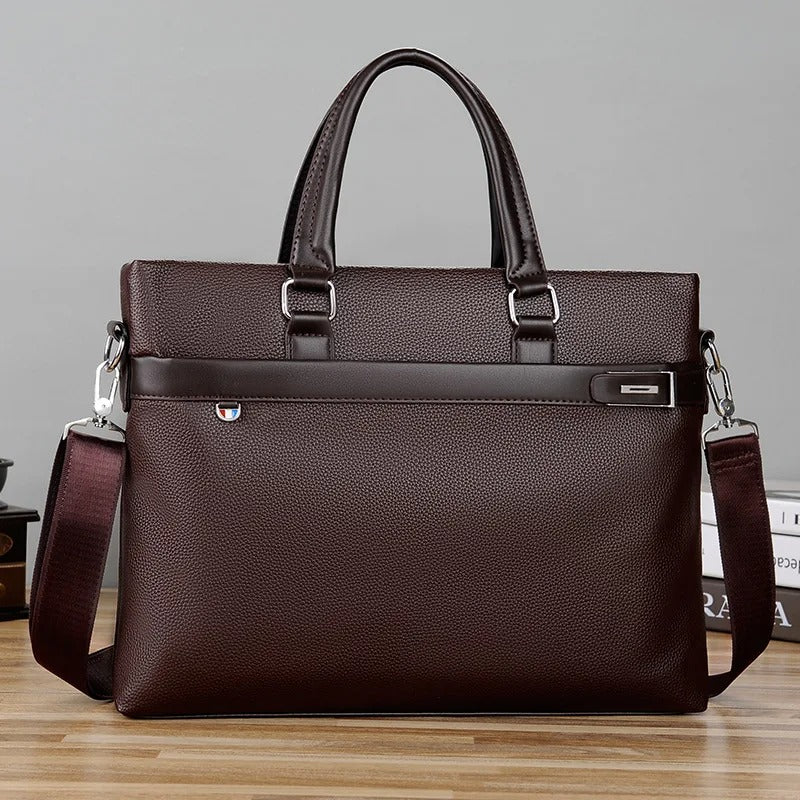 Casual Leather Briefcase