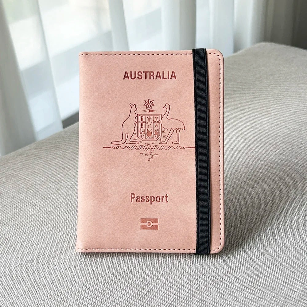 Australian Travel Passport Wallet Holder